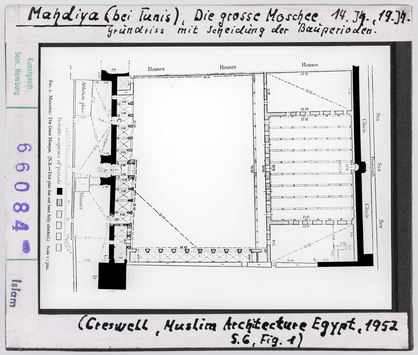 Vorschaubild Madiya bei Tunis: Grosse Moschee, Grundriss 